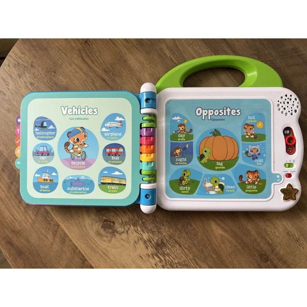 LeapFrog Learning Friends 100 Words Book English/Spanish Electronic VT24322